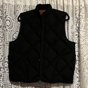 Classic Quilted Black Men’s Vest